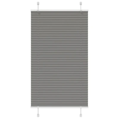 Afbeelding van vidaXL Plissé rolgordijn 80x150 cm stofbreedte 79,4 antraciet