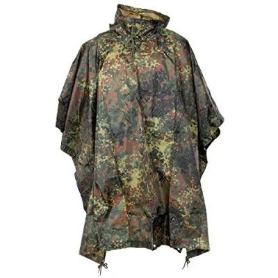 Afbeelding van MFH US Poncho Ripstop Flecktarn