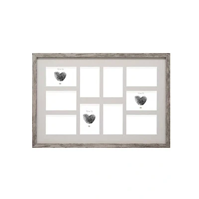 Afbeelding van Deknudt Frames multifotolijst S45RH7 P10 grijs beige 10x 10x15 cm