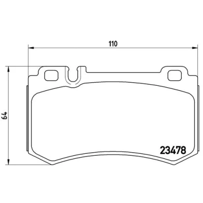 Afbeelding van Brembo Remblokset P 50 061