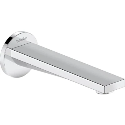 Afbeelding van Duravit Tulum by Starck baduitloop 1/2x17.1cm chroom
