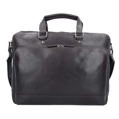 Afbeelding van Leonhard Heyden Dakota Laptopbag brown Laptoptas