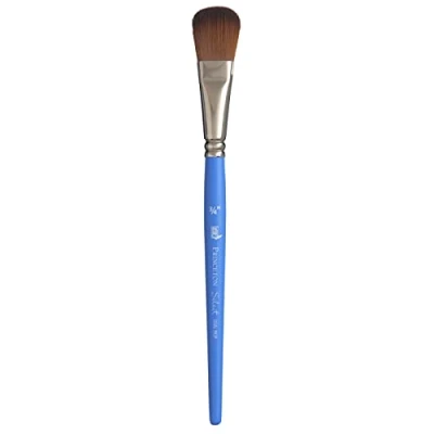 Afbeelding van Princeton Artiste Ovale Mop Penseel, Hout, Blauw, Maat 3/4&quot;
