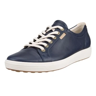 Afbeelding van ECCO SOFT Sneakers laag, Dames, Maat: 36, Marine Leer
