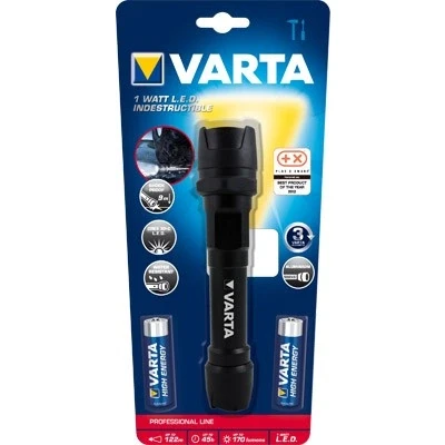 Afbeelding van Varta LED zaklamp Onverwoestbaar, 1 watt inclusief batterijen