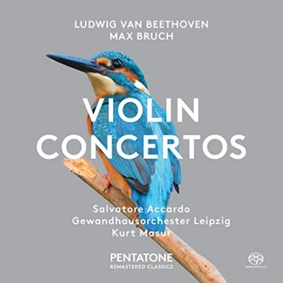 Afbeelding van Salvatore Accardo, Kurt Masur Beethoven &amp; Bruch: Violin Concertos (Super Audio CD)