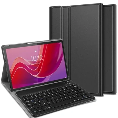 Afbeelding van Cazy Hoes met Toetsenbord QWERTY geschikt voor Lenovo Tab M11 Zwart