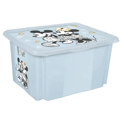 Afbeelding van Keeeper Mickey Mouse Blauw 45L Opbergbox 1223968424700
