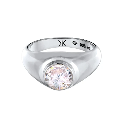 Afbeelding van KUZZOI Ring zilver / transparant