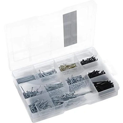 Afbeelding van Connex Nagelassortiment 515 delig Nagels &amp; Kammen in een set Voorgesorteerd praktische kunststof doos Geschikt voor huis, hobby werkplaats/assortimentsdoos/assortimentsdoos / DP8500109