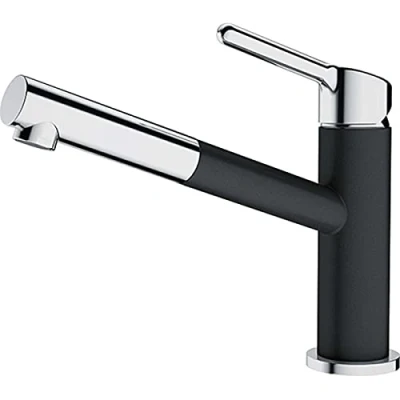 Afbeelding van Franke 115.0623.057, Keuken kraan Orbit pull out, Chrome/Onyx