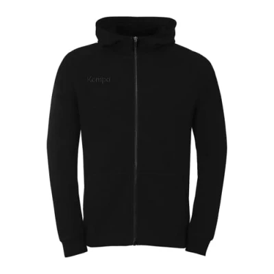 Afbeelding van Kempa STMNT jas met capuchon heren snit, zwart, XL