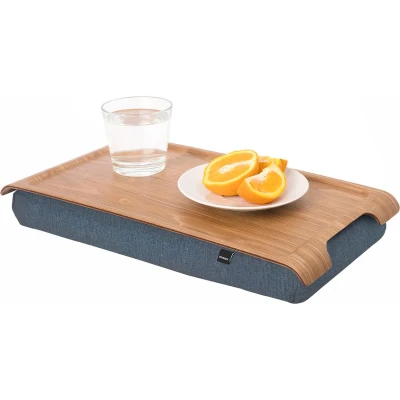 Afbeelding van Bosign Mini Laptray/Schoottafel Wilgenhout Grijs Small 43 x 23 6 cm