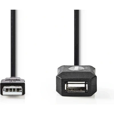 Afbeelding van Actieve USB verlengkabel 20 meter 2.0 (480 Mpbs, 100% koper)