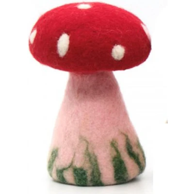 Afbeelding van Paddenstoel vilt groot 13x10cm