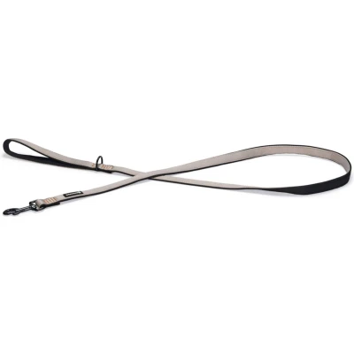 Afbeelding van Beeztees Parinca Premium Hondenriem Nylon Lichtgrijs 180 cm x 20 mm