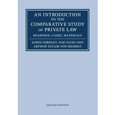 Afbeelding van An Introduction to the Comparative Study of Private Law: Readings, Cases, Materials