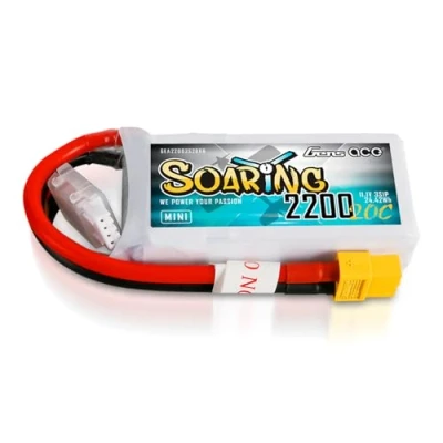 Afbeelding van Gens ace 3S Lipo accu 2200mAh 11.1V 20C soaring met XT60 aansluiting voor vliegtuighelikopter 1:14 RC Car vliegtuig