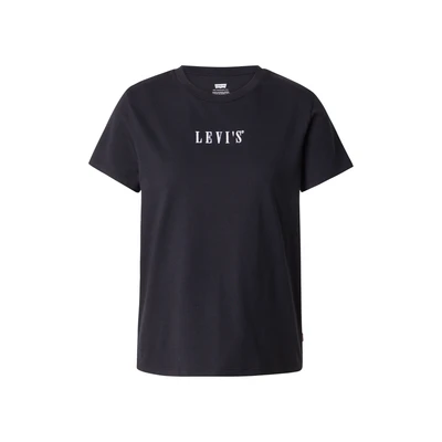 Afbeelding van Levi&#039;s THE Perfect TEE Tshirt print, Dames, Maat: XS, Serif emb caviar