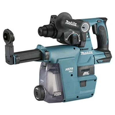 Afbeelding van Makita 18 V Combihamer DHR242ZJW 4,6 kg 460 x 90 294 mm Zonder Accu en Lader Boorkop is geschikt voor SDS PLUS Boren dB(A)