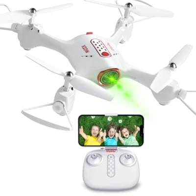 Afbeelding van Loolinn Drone met Camera voor Kinderen als Cadeau Zeer Eenvoudig te Vliegen, Real Time FPV Video Overdracht, Veel Plezier MINI Speelgoed (Cadeau Jongens en Meisjes)