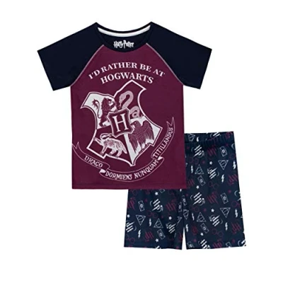 Afbeelding van Harry Potter Meisjes Pyjama&#039;s Hogwarts Blauw 146