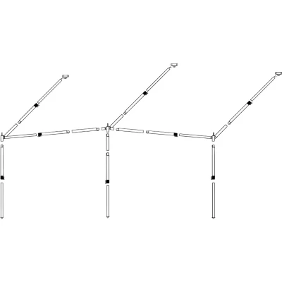 Afbeelding van Dorema Luifelframe Aluminium 25mm EasyGrip Frames Grijs