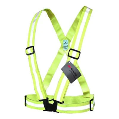 Afbeelding van Salzmann 3M Reflecterend vest Gemaakt met Scotchlite Veiligheidsvest verstelbare, elastische banden