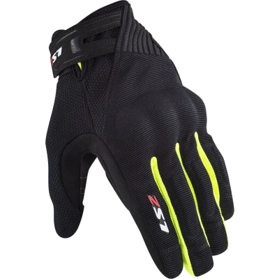 Afbeelding van LS2 handschoenen Dart II zwart / fluor geel maat S motor scooter