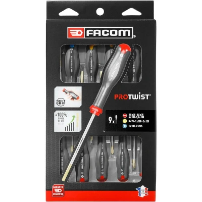 Afbeelding van Facom Schroevendraaierset Protwist 9 Delig AT.9PB