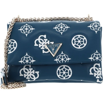 Afbeelding van GUESS Schoudertas Deesa Mini Convertible XBody Flap Petrol Logo