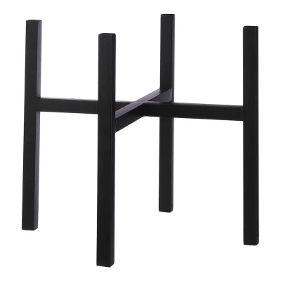 Afbeelding van Ascot Plantenstandaard XL L45,5 x B45,5 H40 cm Metaal Zwart