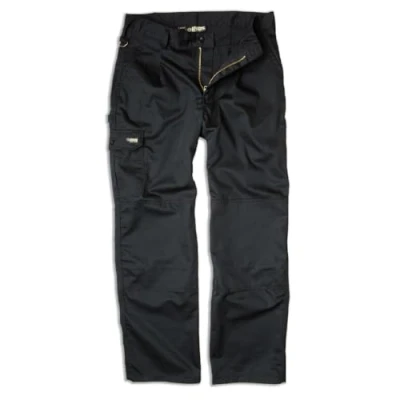 Afbeelding van Apache Heren Industrie Cargo Broek Zwart, 36W x 31L