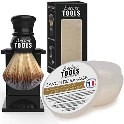 Afbeelding van Scheerset scheerkwast met + scheerzeep 150 ml ✮ BARBER TOOLS