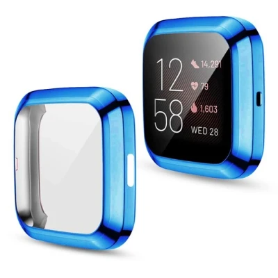 Afbeelding van Fitbit Versa 2 Soft TPU case (volledig beschermd) Blauw