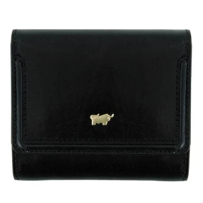 Afbeelding van Braun Büffel Leren Portemonnee Venice Wallet 4CS Black Zwart
