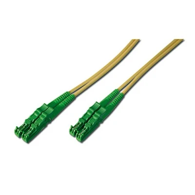 Afbeelding van Digitus Glasvezel patchkabel, E2000 (8 APC) naar APC), singlemode (CAT6, 2 m), Netwerkkabel