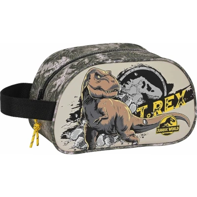 Afbeelding van Jurassic World Toilettas, Warning 26 x 15 12 cm Polyester