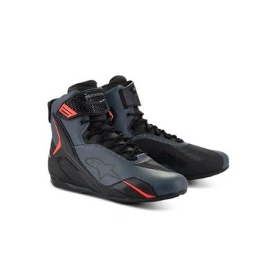 Afbeelding van Alpinestars Faster 4 Motorschoenen, zwart grijs rood, afmeting 47 voor man