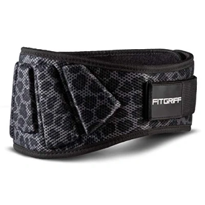 Afbeelding van Fitgriff® Gewichtheffen Riem V1 Gewichthefgordel voor Fitness, Gym, Squat Weightlifting Belt (Leopard, 74 cm 81 buikomtrek (S))