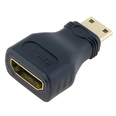 Afbeelding van SeKi HDMI adapter A bus op mini type C stekker; vergulde aansluitingen zwart