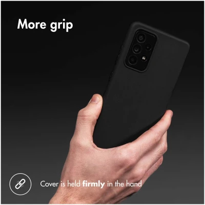 Afbeelding van Samsung Galaxy A26 Hoesje Siliconen en TPU (zacht) Accezz Softcase/Backcover Zwart Telefoonhoesje