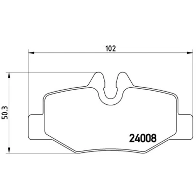 Afbeelding van Brembo Remblokset P 50 051