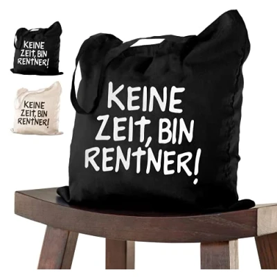 Afbeelding van Eles Vida Pensioen tas, 38 x 42, afscheidscadeau, als bedankje bij pensionering voor collega‘s, afscheidsfeest, verjaardag