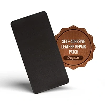 Afbeelding van MastaPlasta DONKERBRUIN Zelfklevende PREMIUM Instant Leather Reparatie Patches voor banken, autostoelen, tassen en meer. Stick on Bekleding Patch