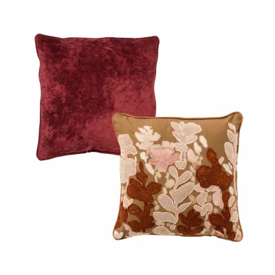 Afbeelding van Hoii VOORDEELSET AUTUMN RED Set van 2 sierkussens Merlot Rood