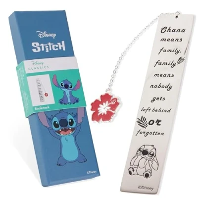 Afbeelding van Disney metalen bladwijzers voor vrouwen met geschenkdoos tieners bladwijzer inspirerende citaat en charme School University Graduation Reading (zilveren steek)