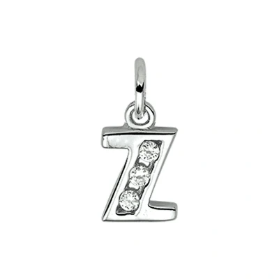 Afbeelding van Trendjuwelier huiscollectie Bedels Letter Z Zirkonia Rij Zilver