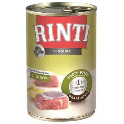 Afbeelding van Rinti Sensible 6 x 400 g Kalkoen &amp; Aardappel