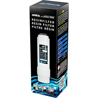 Afbeelding van ARKA Aquatics Resinfilter voor myAqua 1900 zuiver waterfilter, verwijdert de fijnste resten van silicaat, nitraat, ideaal elk zeewater en zoetwateraquarium,